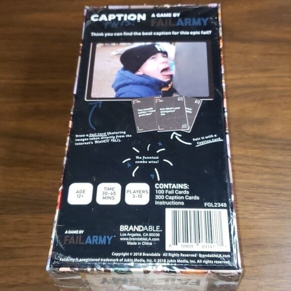 New &‎ Sealed Caption This A Game By Fail Army - Picture 2 of 4